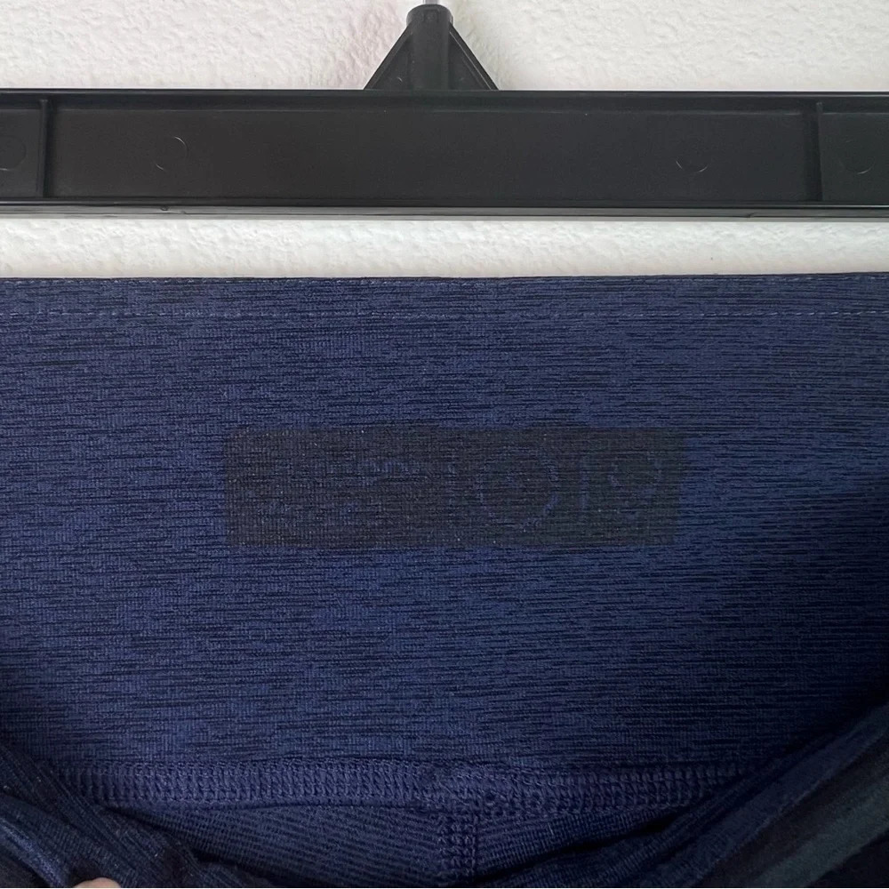 Outdoor Voices 7/8 Colorblock Leggings, (S)Navy Blue Turquoise and Black, - Picture 10 of 10